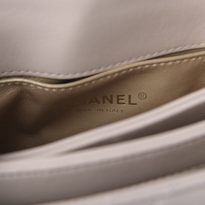 Chanel Lambskin Quilted Mini Trendy Spirit Top Handle Flap Light Pink 8 of 11