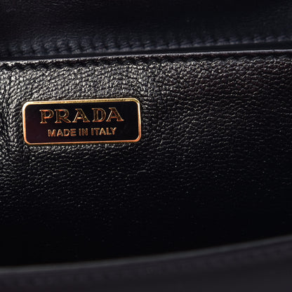 Prada City Calf Saffiano Cahier Bag Black 6 of 9