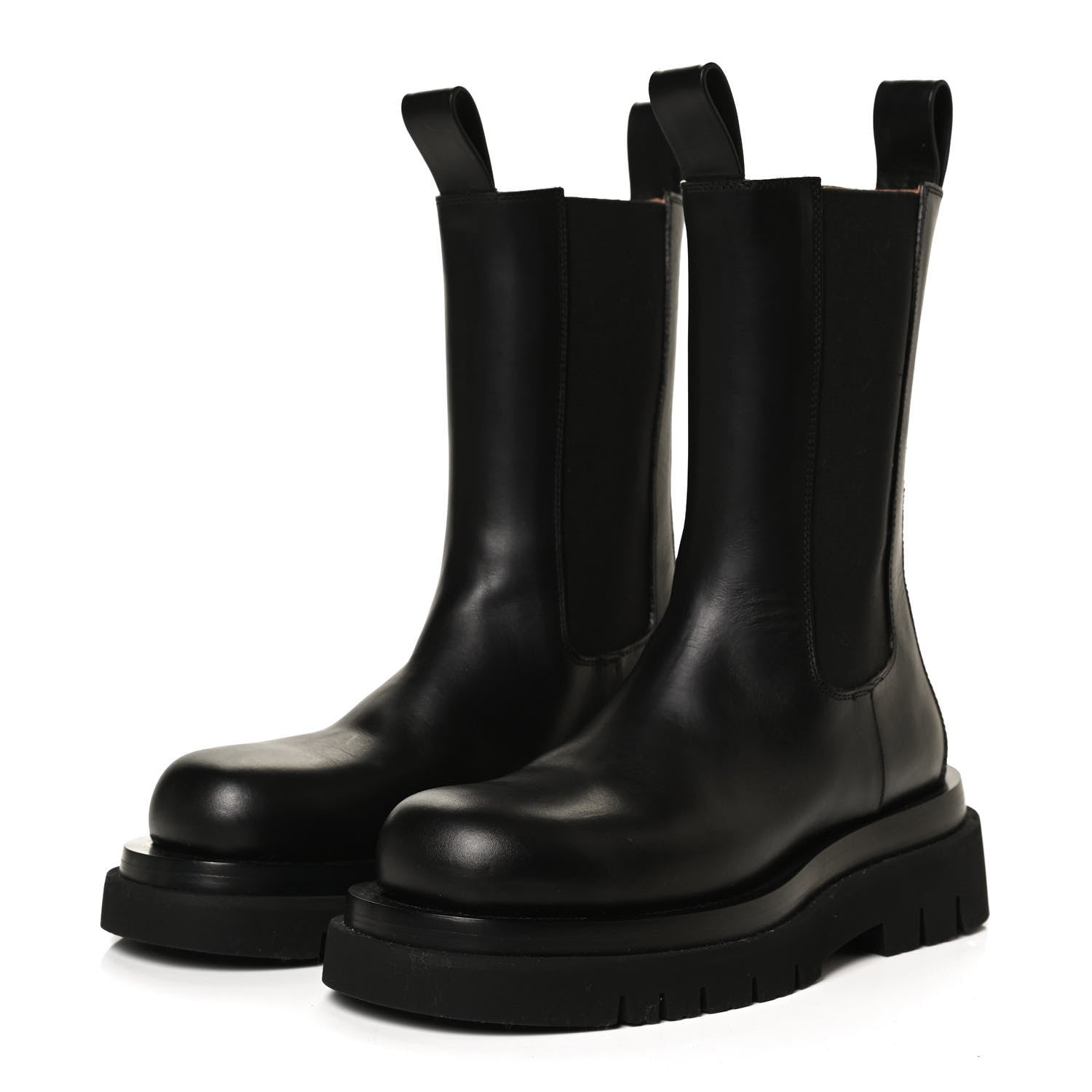Bottega Veneta Calfskin The Lug Chelsea 55mm Boots 37 Black 3 of 14