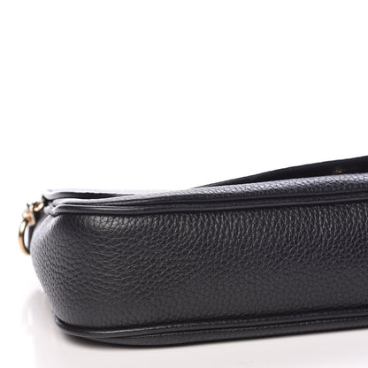 Gucci Pebbled Calfskin Medium Soho Flap Crossbody Black 6 of 11