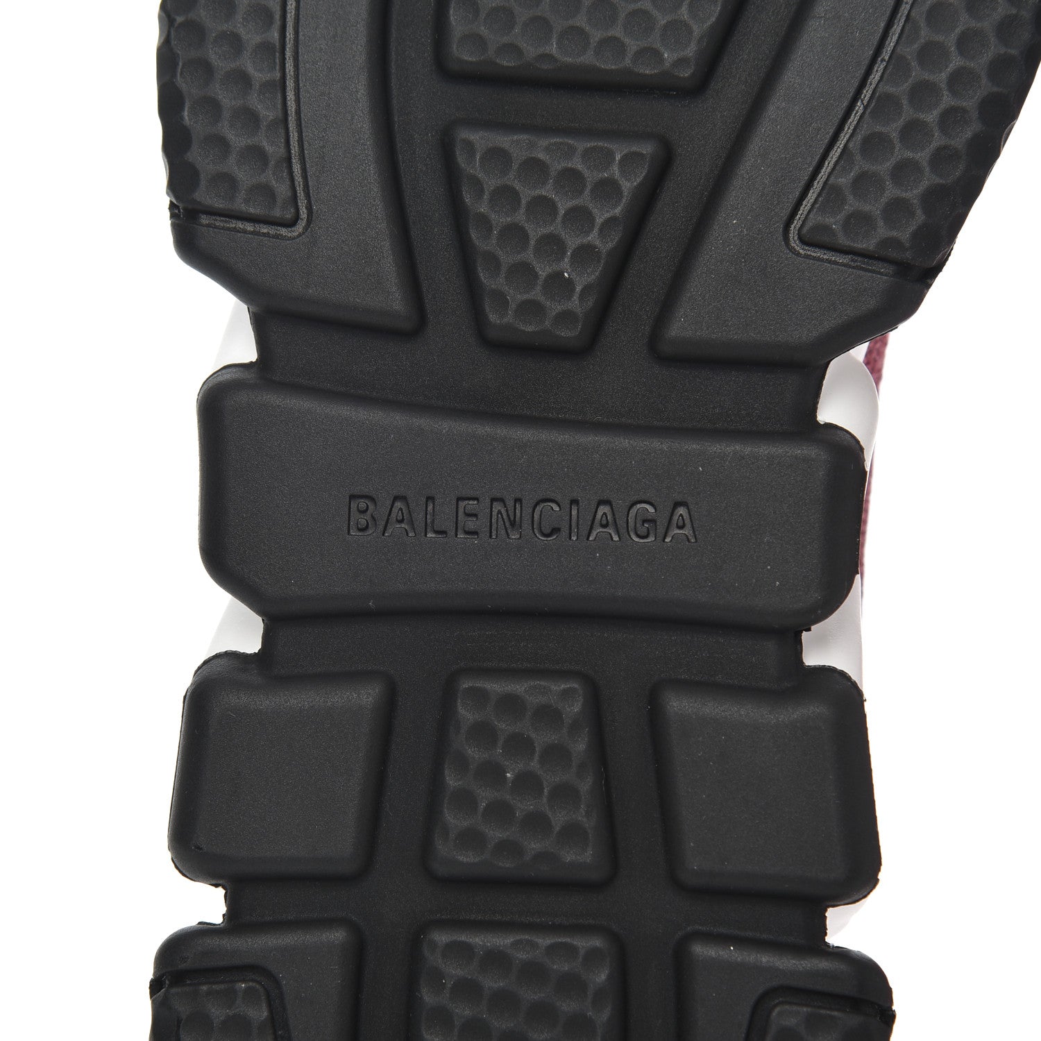 Balenciaga Laminated Knit Bi-Color Sole Womens Speed Sneakers 40 Pink White Black 7 of 9