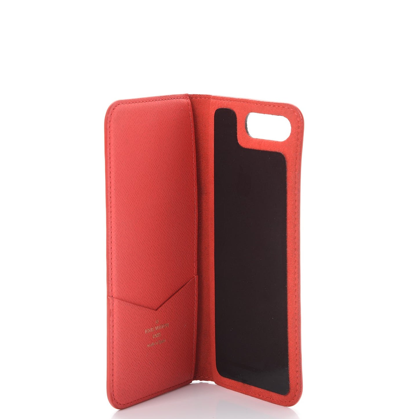 Monogram iPhone 7/8 Plus Folio Case Red