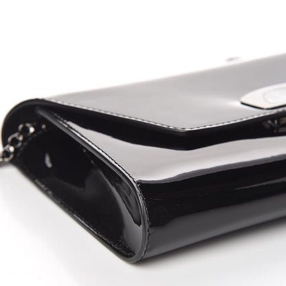 Christian Louboutin Patent Vero Dodat Clutch Black 5 of 10