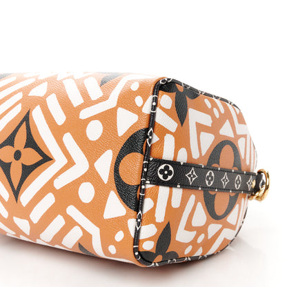 Louis Vuitton Monogram Giant Crafty Speedy Bandouliere 25 Creme Caramel 10 of 10