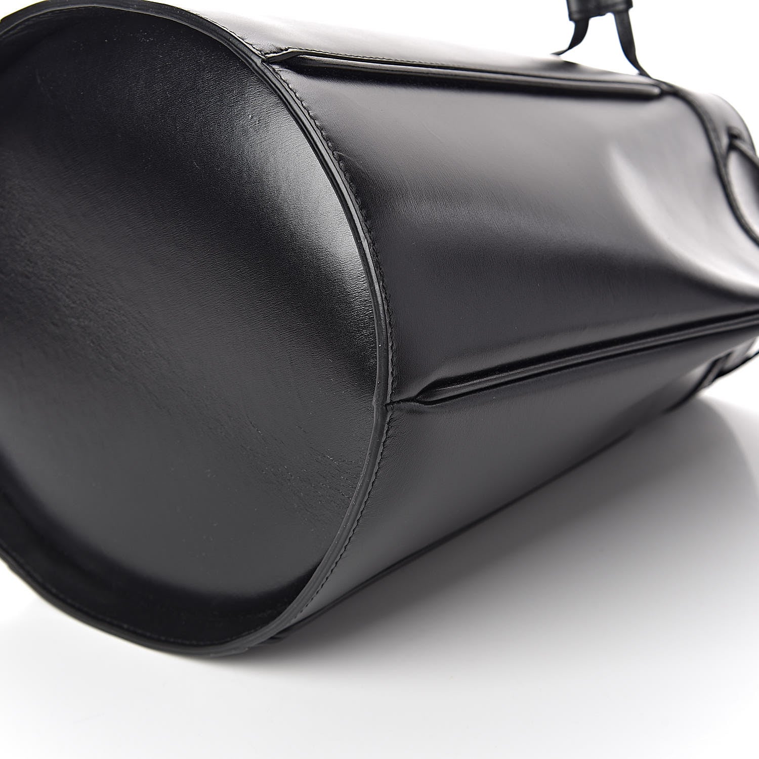 Saint Laurent Smooth Calfskin Medium Talitha Bucket Bag Black 8 of 9