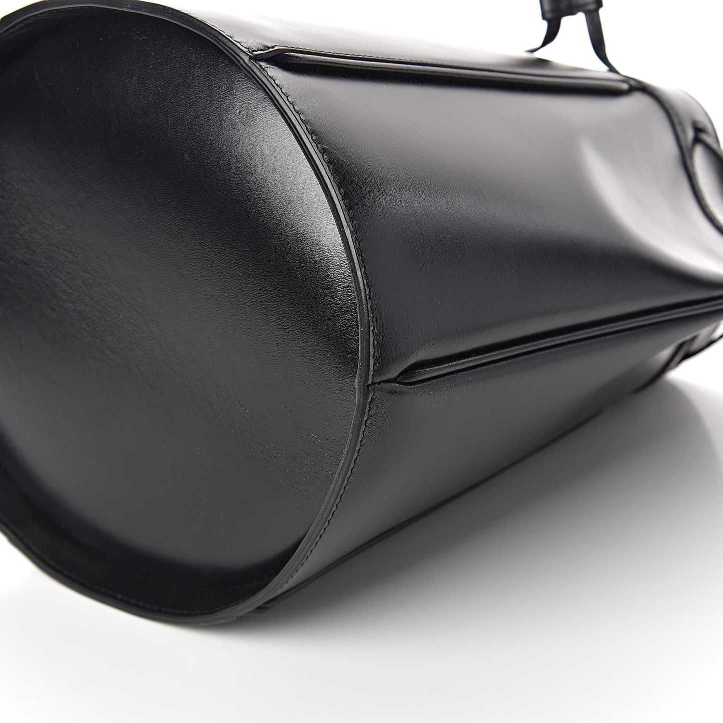 Smooth Calfskin Medium Talitha Bucket Bag Black