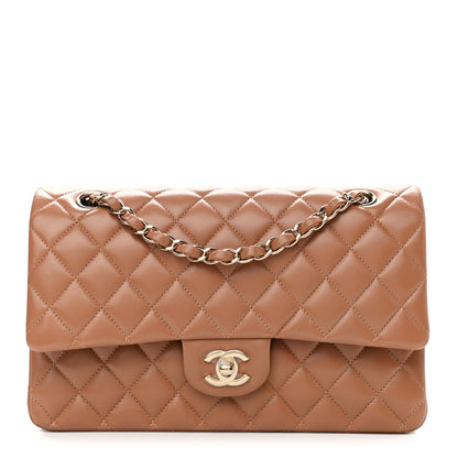 Chanel Lambskin Quilted Medium Double Flap Brown 1 of 10