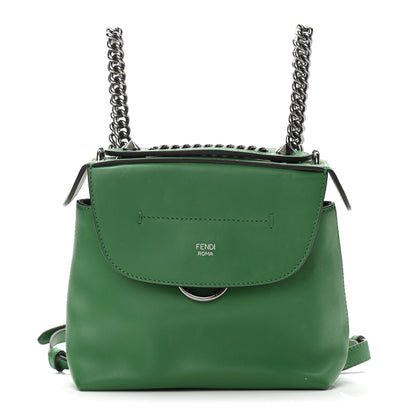Fendi Vitello Century Opaco Mini Back to School Backpack Green 1 of 11