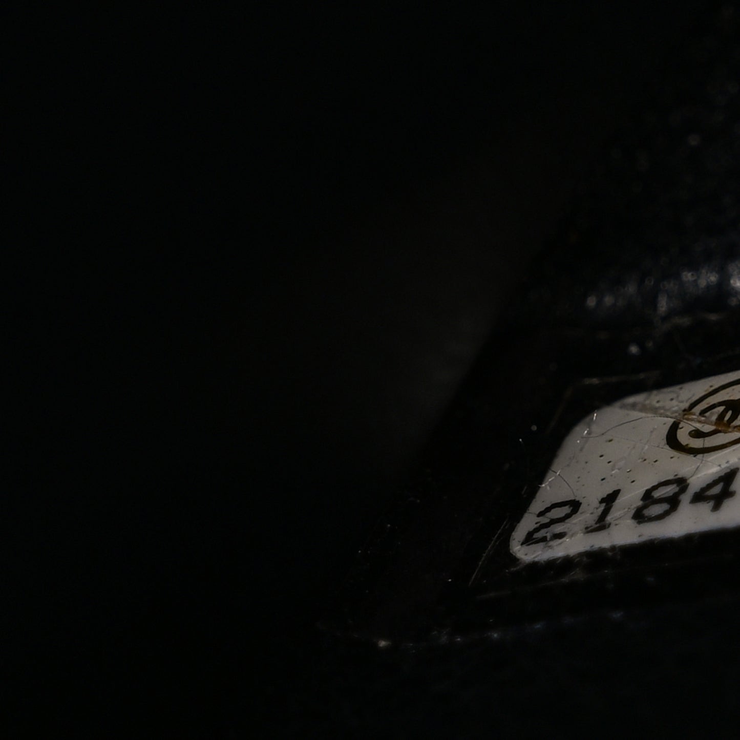 Orylag Rabbit Fur Calfskin Small Boy Flap Black