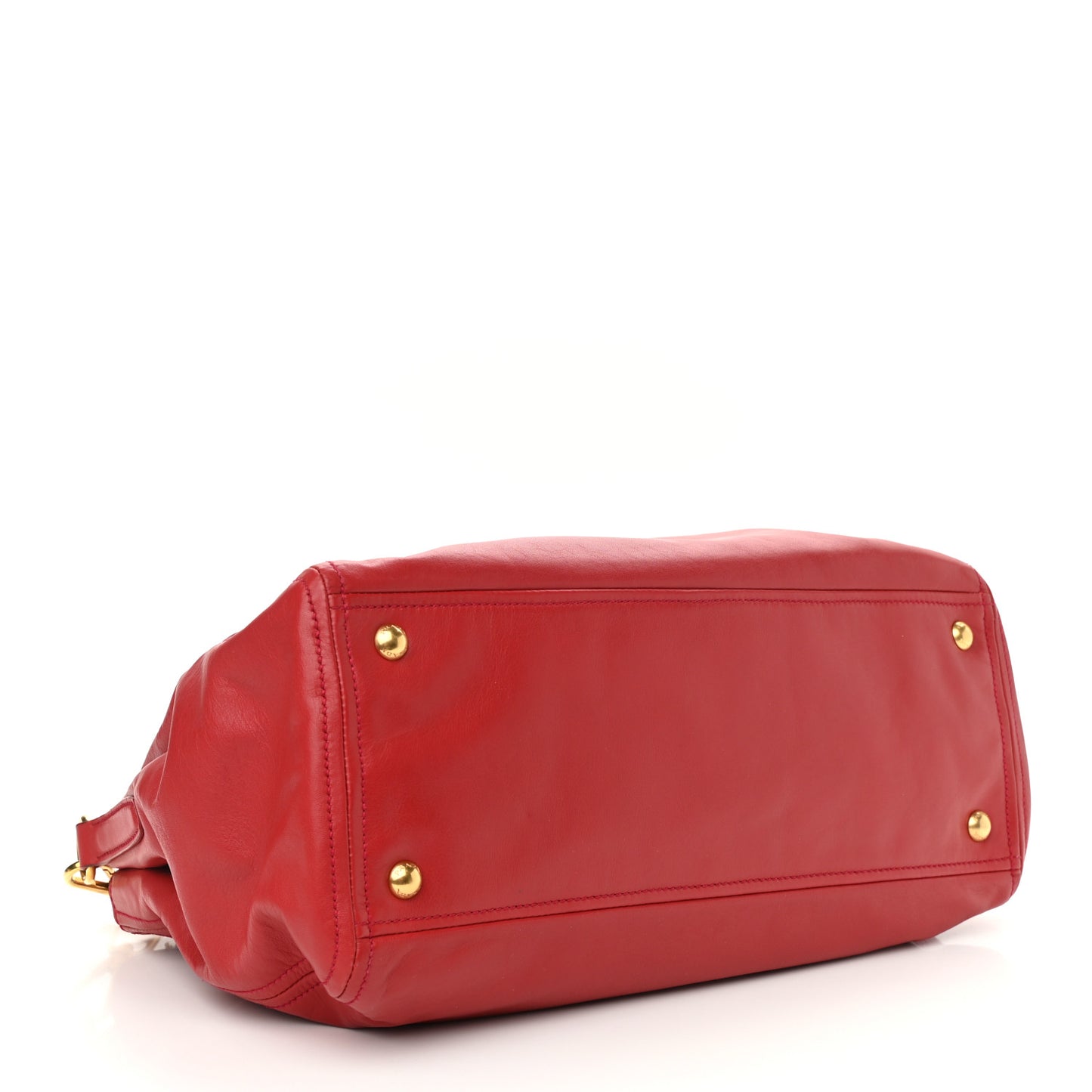 City Calf Large Galleria Double Zip Tote Lacca
