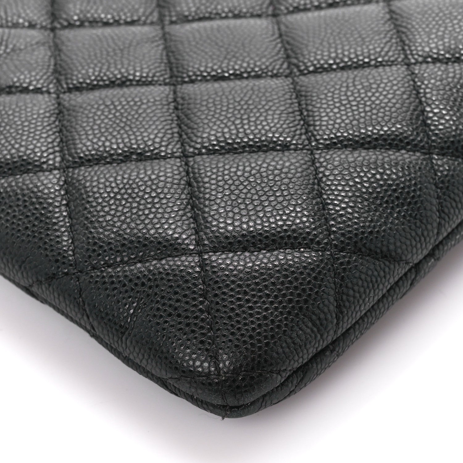 Chanel Caviar Quilted Cosmetic Case Black 9 of 13