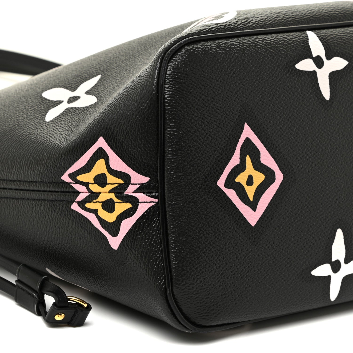 Louis Vuitton Monogram Giant Wild At Heart Neverfull MM Black 9 of 10