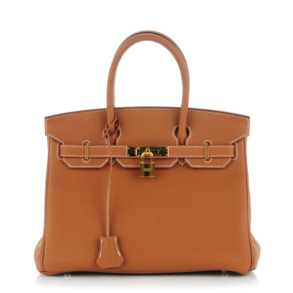 Hermes Togo Birkin 30 Gold 1 of 23