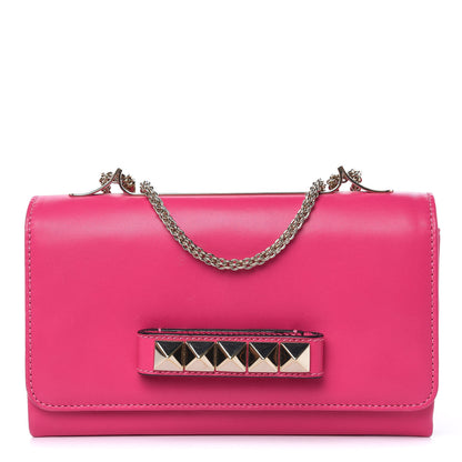 Valentino Garavani Calfskin Va Va Voom Shoulder Bag Pop Fuxia 1 of 12