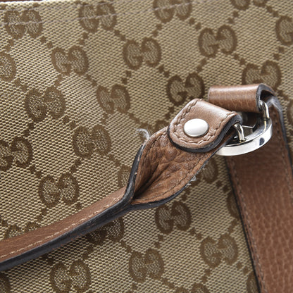 Gucci Monogram Old Libeccio Medium Miss GG Top Handle Bag Beige Ebony Light Brown 13 of 18