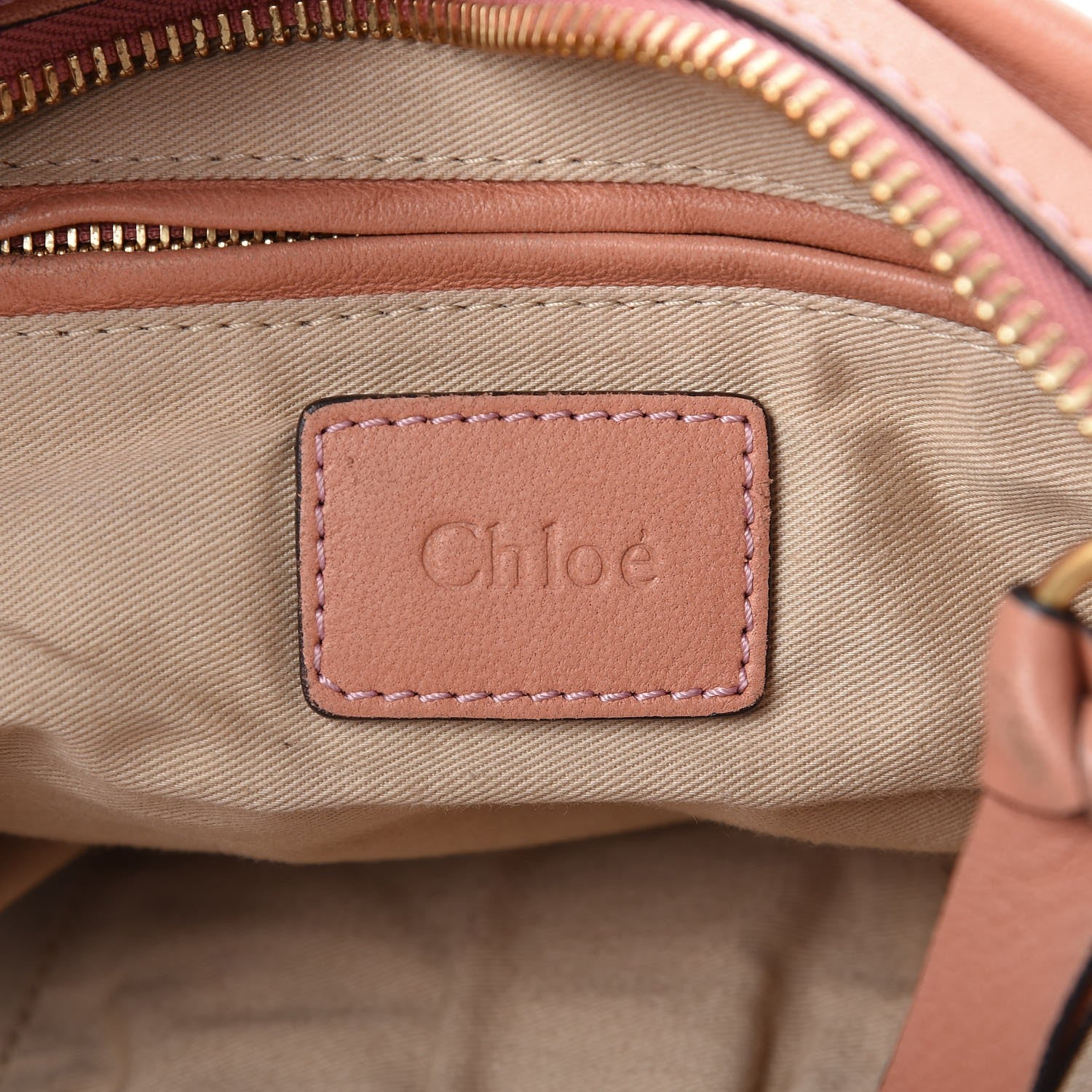 Chloe Calfskin Large Marcie Satchel Pink 6 of 8