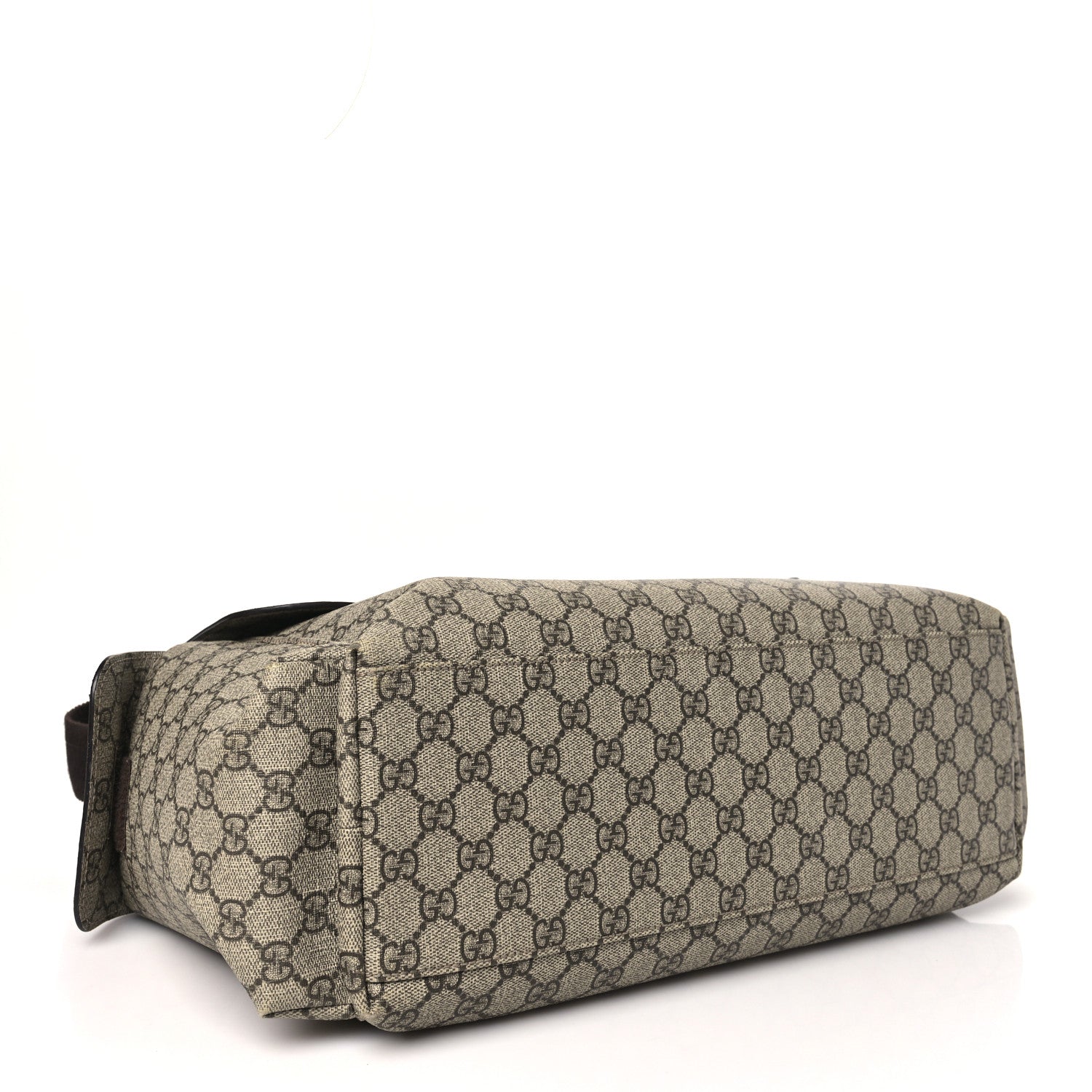 Gucci GG Plus Monogram Messenger Diaper Bag Dark Brown 4 of 10