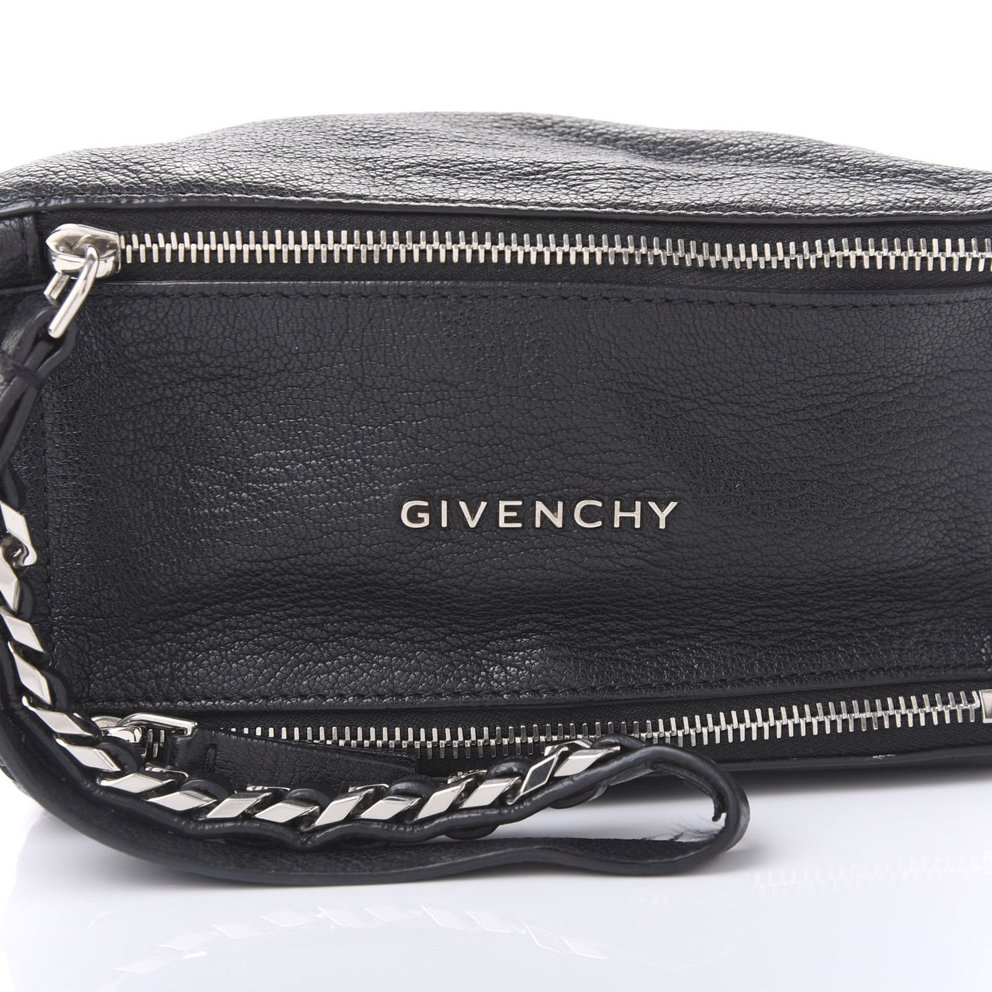 Sugar Goatskin Pandora Wristlet Black