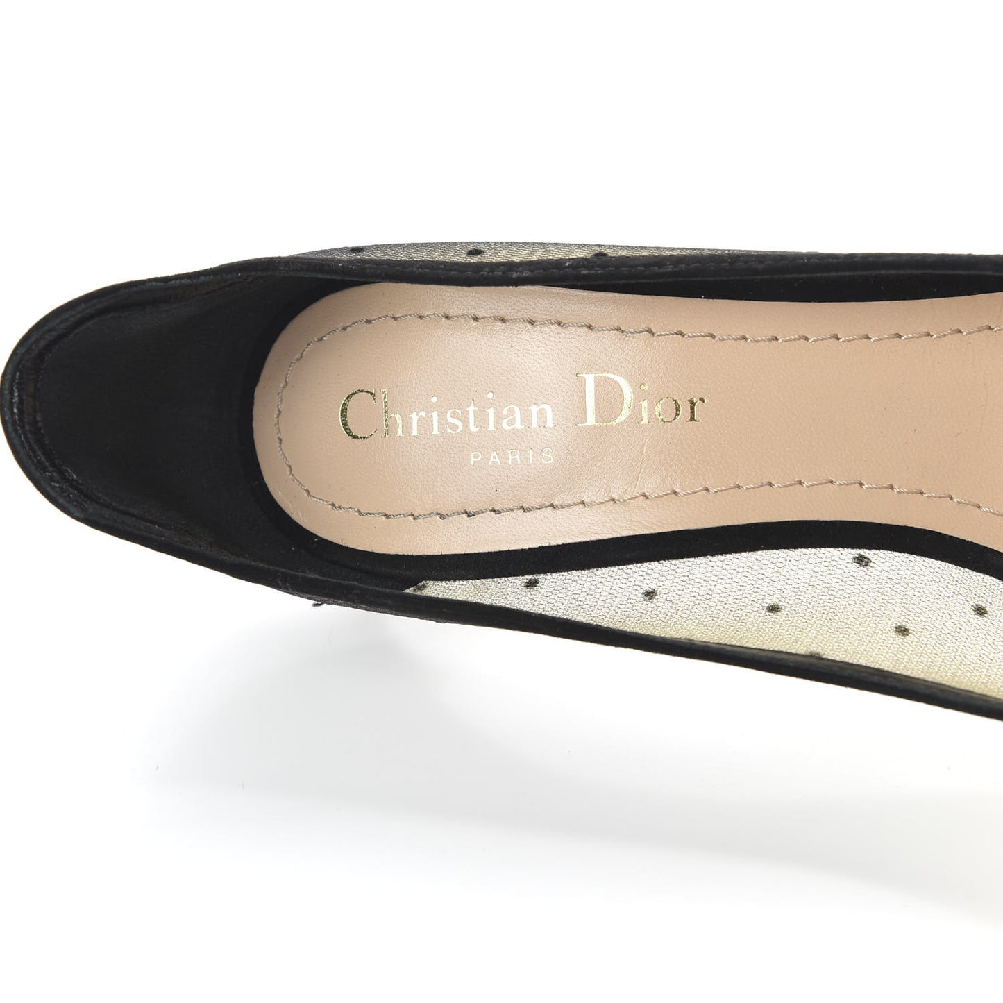 Mesh Plumetis Tulle D-Moi Pumps 37.5 Black