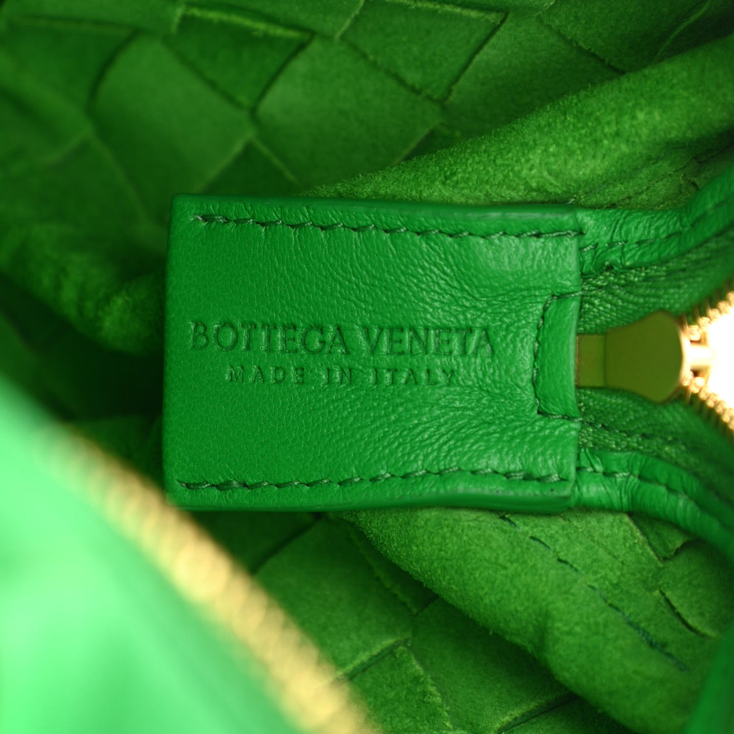 Nappa Intrecciato Mini Loop Camera Bag Parakeet