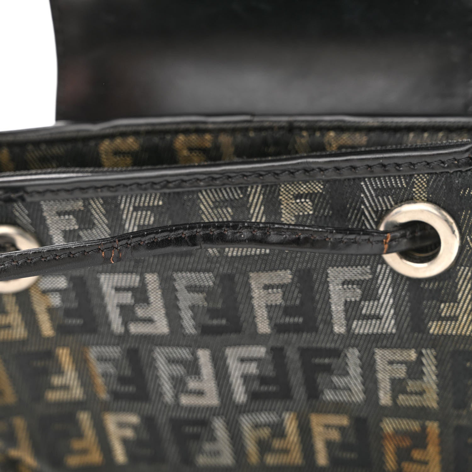 Fendi Zucca Mini Shoulder Bag Black 13 of 13