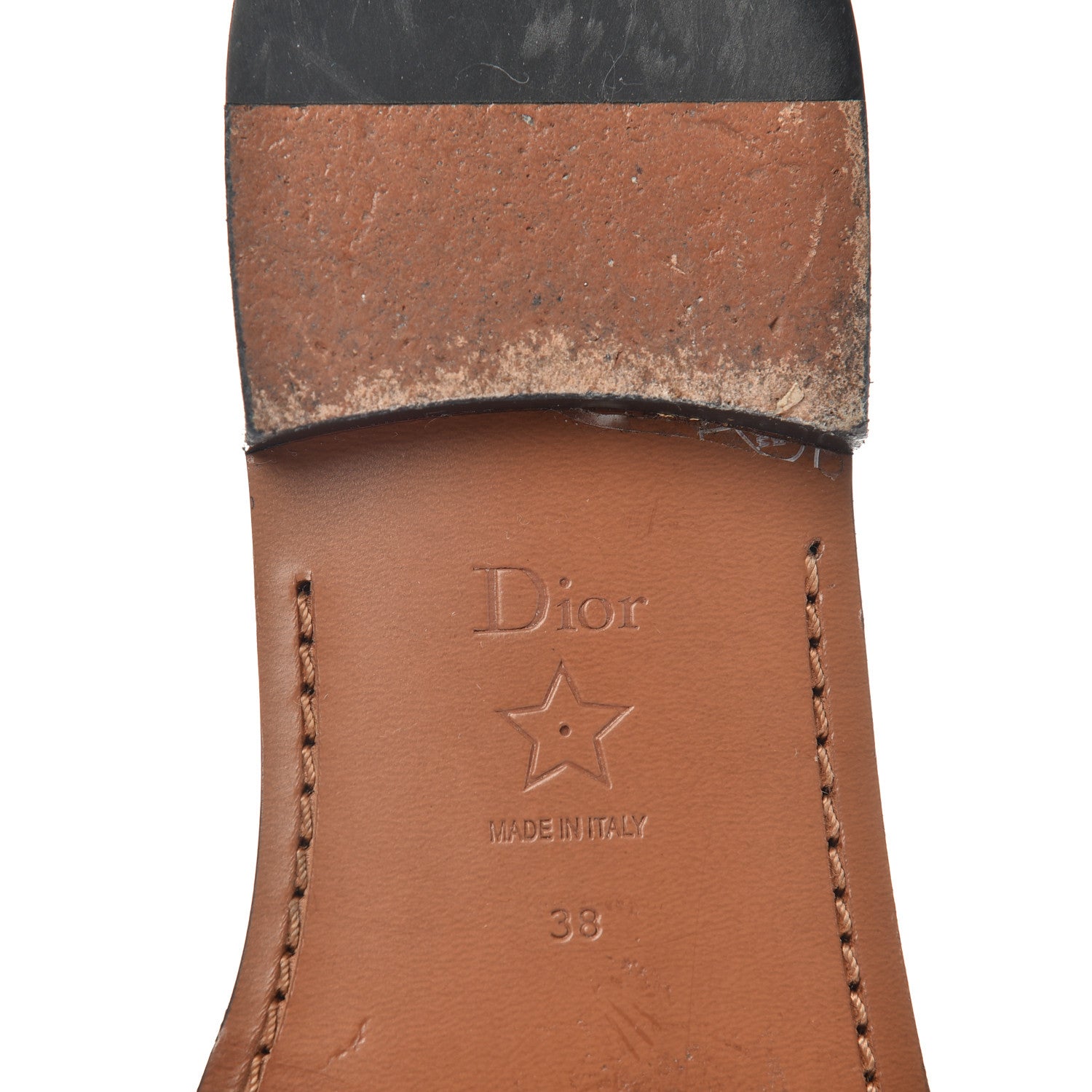 Christian Dior Calfskin Dio(r)evolution 10mm Slide Sandals 38 Black 9 of 10