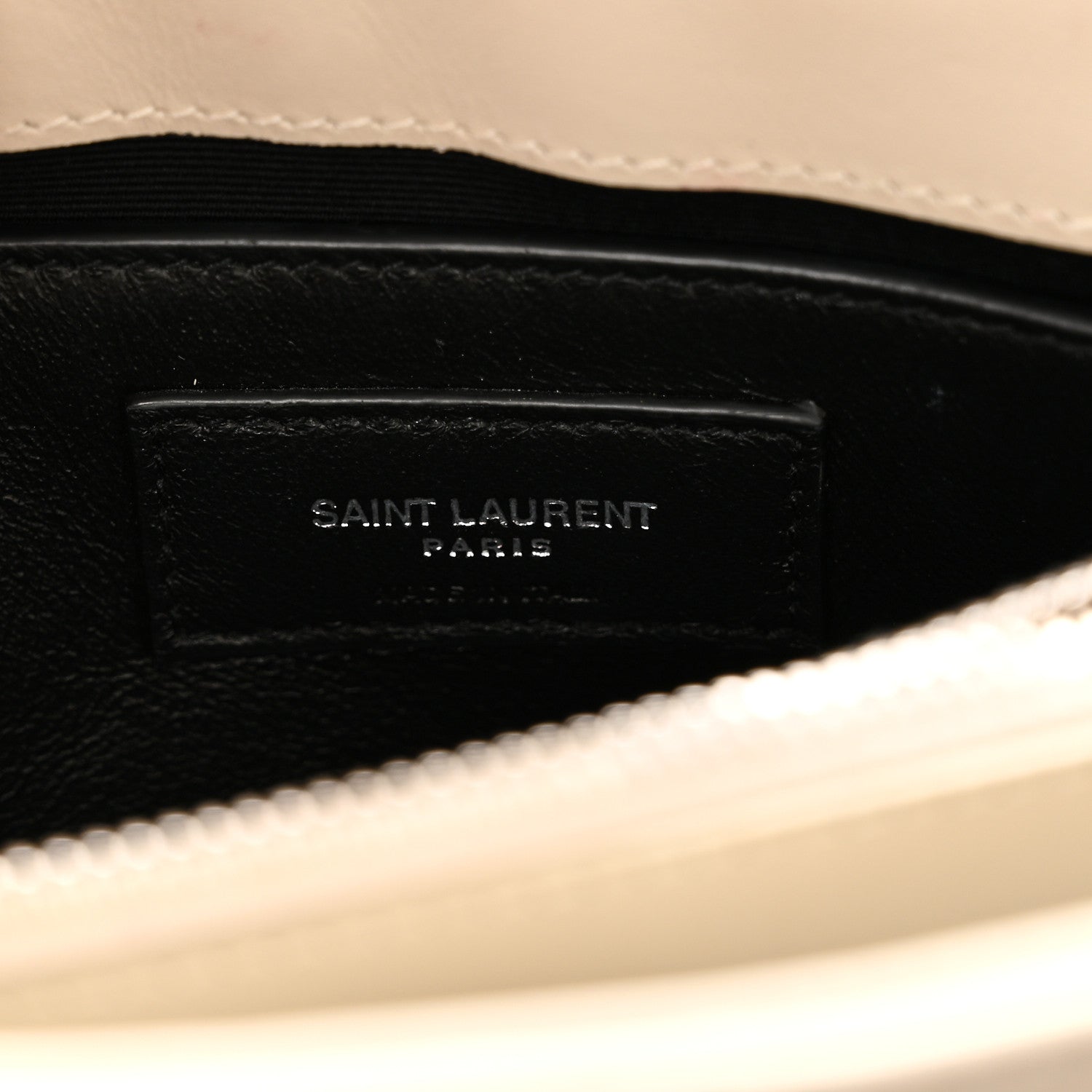 Saint Laurent Calfskin Y Quilted Monogram Small Loulou Chain Satchel Ivory 6 of 10