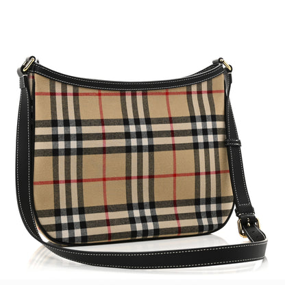 Burberry Vintage Check Shoulder Bag Black 3 of 9