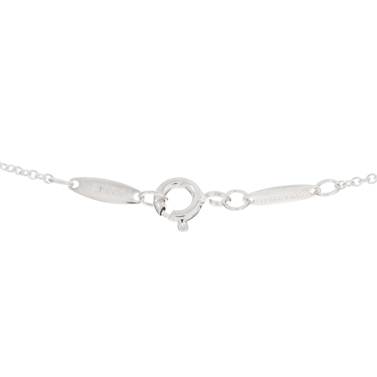 Tiffany Sterling Silver Amethyst Elsa Peretti Color by the Yard Pendant Necklace 3 of 3