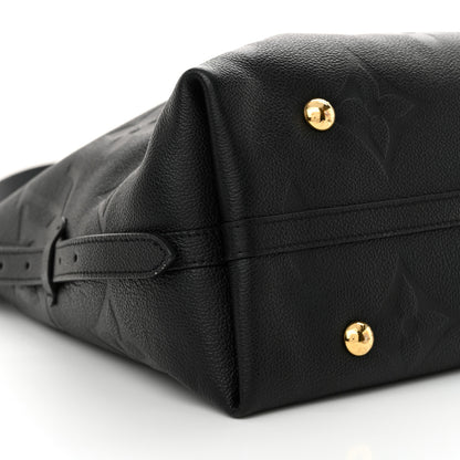Louis Vuitton Empreinte Monogram Giant CarryAll MM Black 9 of 10