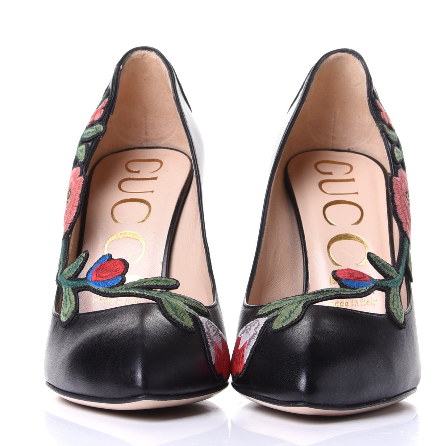 Calfskin Ophelia High Heel Pumps 38.5 Black