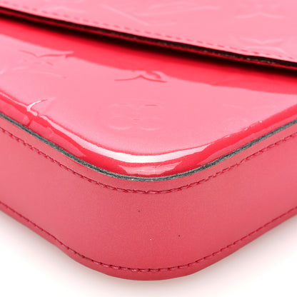Louis Vuitton Vernis Felicie Pochette Chain Wallet Hot Pink 10 of 10