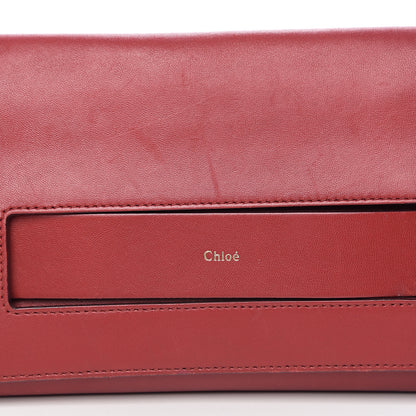 Chloe Lambskin Medium Elle Chain Clutch Red 8 of 10