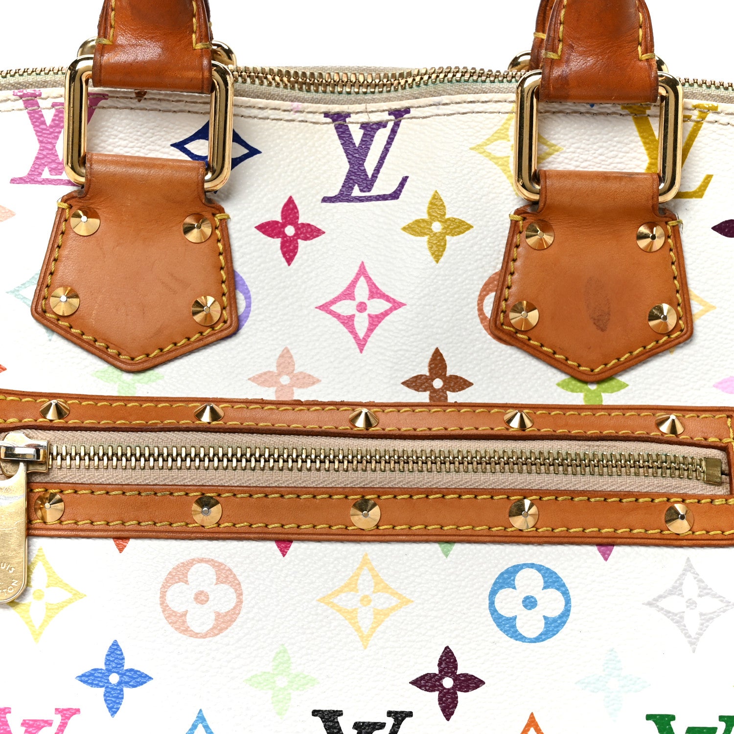 Louis Vuitton Monogram Multicolor Alma White 8 of 11