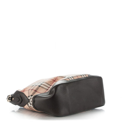 Burberry Haymarket Check Hobo Chocolate 5 of 10