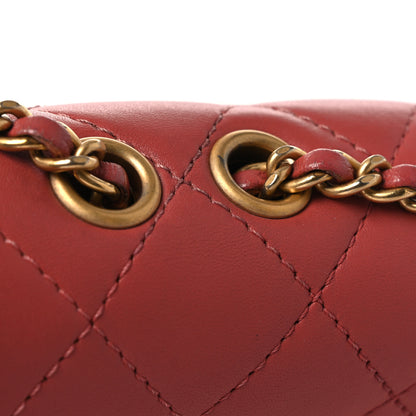 Chanel Lambskin Quilted Bi-Color Small Coco Vintage Flap Pink 12 of 14