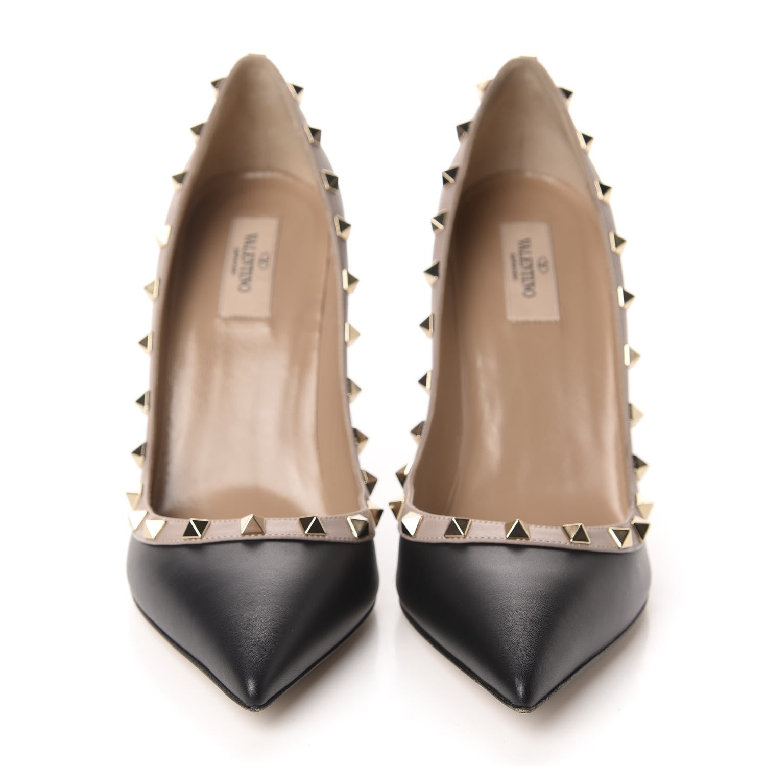 Valentino Garavani Nappa Rockstud 100mm Pumps 41 Black Poudre 2 of 10