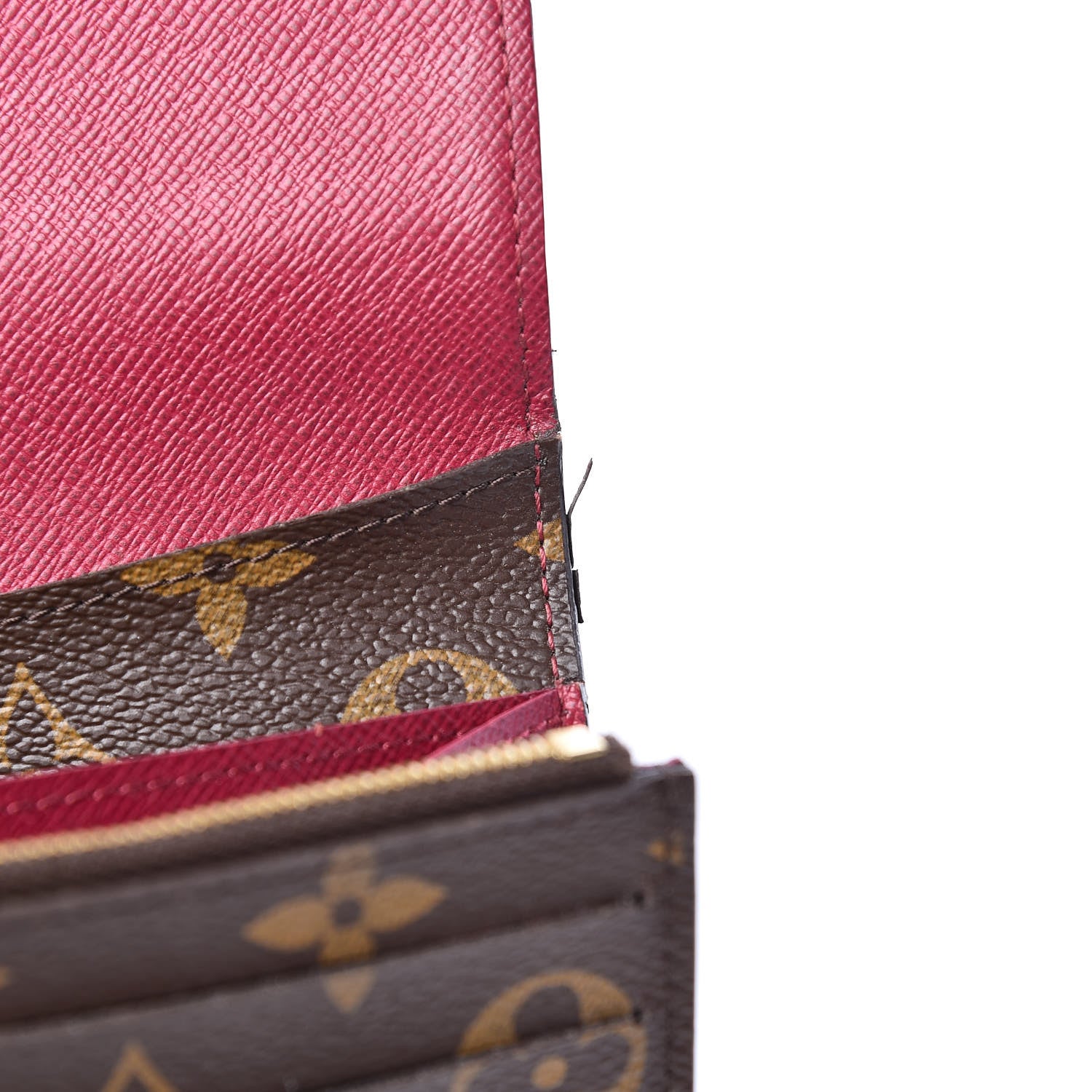 Louis Vuitton Monogram Emilie Wallet Fuchsia 7 of 9