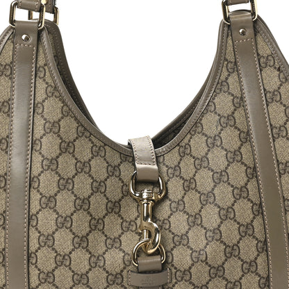 Gucci GG Plus Monogram Medium Joy Shoulder Bag Grey 8 of 10