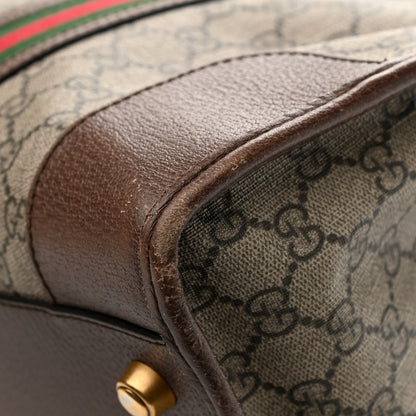 Gucci Soft GG Supreme Monogram Web Neo Vintage Duffle Bag Beige New Acero Crop 12 of 17