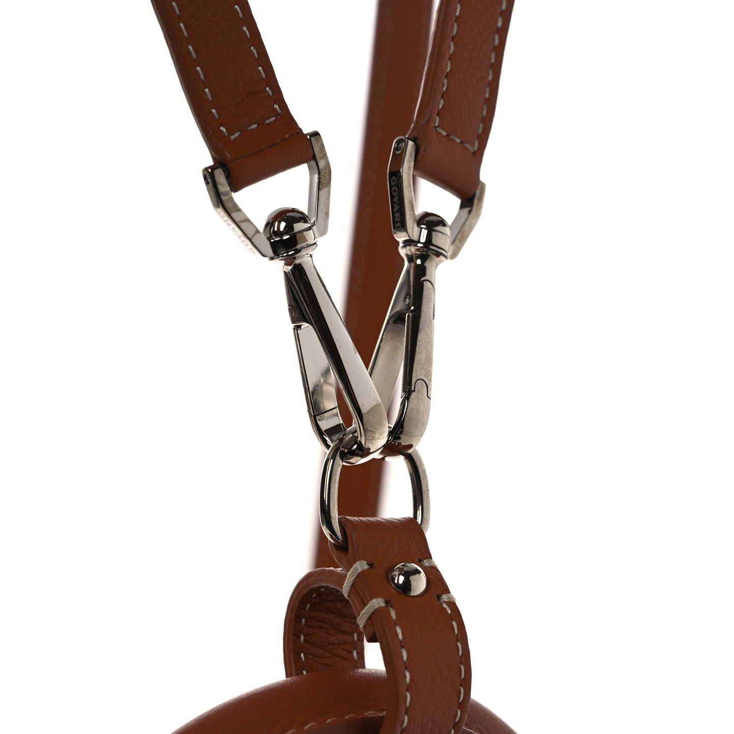 Goyardine Calfskin Mini Alpin Backpack Black Gold
