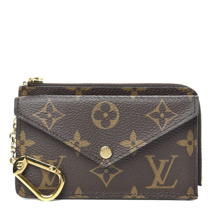 Louis Vuitton Monogram Recto Verso Card Holder Black 1 of 8