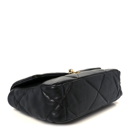 Chanel Lambskin Quilted Medium Chanel 19 Flap Black 4 of 11