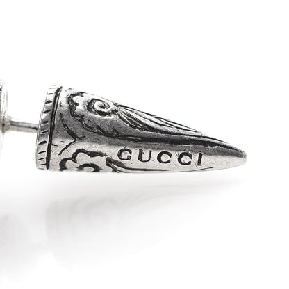 Gucci Sterling Silver Anger Forest Rabbit Earrings 5 of 7
