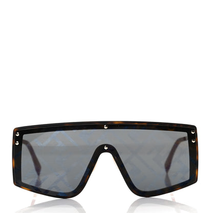 Fendi FF Shield Sunglasses FF M0076/G/S Black 2 of 8
