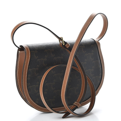 Celine Triomphe Canvas Small Crecy Bag Tan 3 of 11