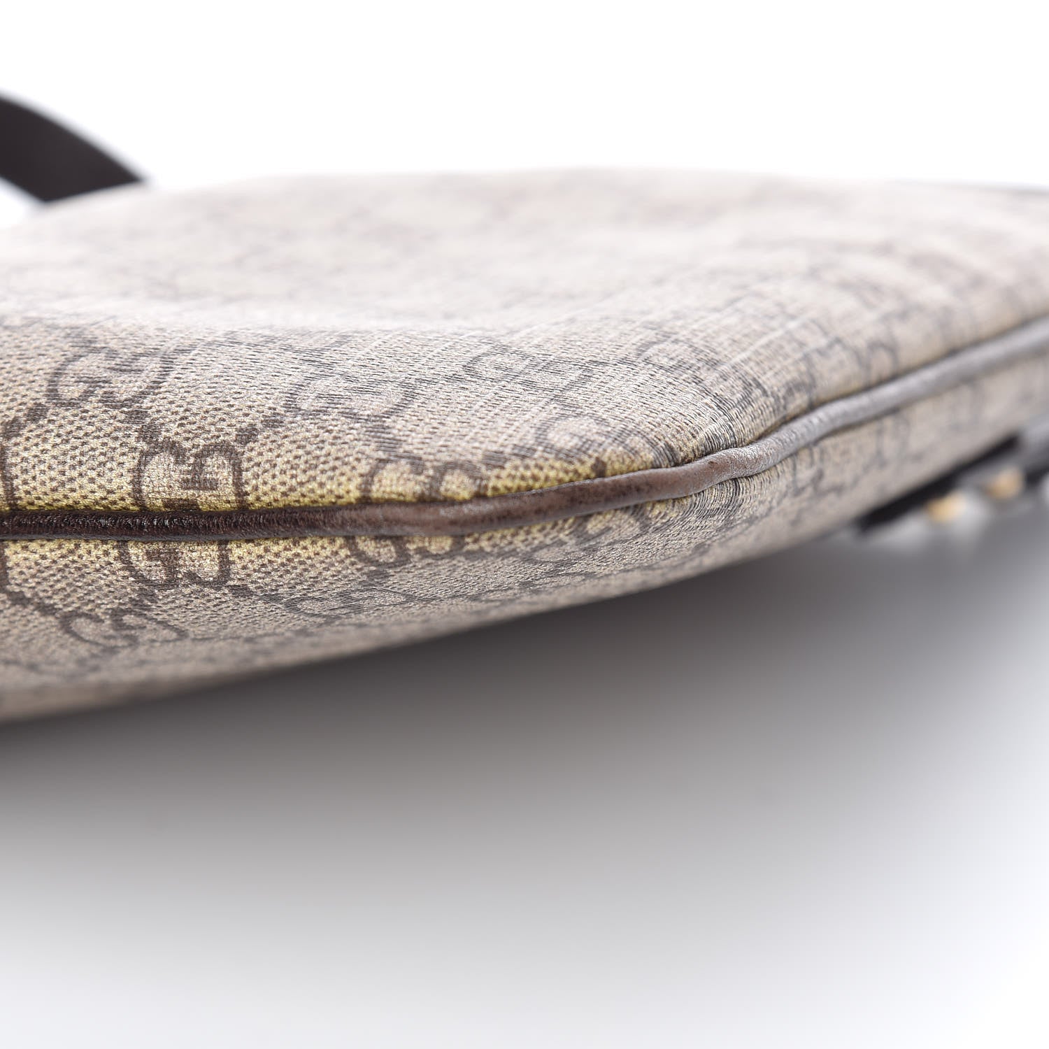 Gucci GG Plus Monogram Flat Messenger Beige Dark Brown 6 of 9