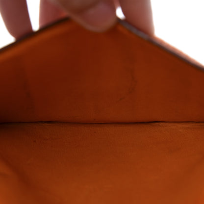 Hermes Togo Dogon Wallet Orange 10 of 13