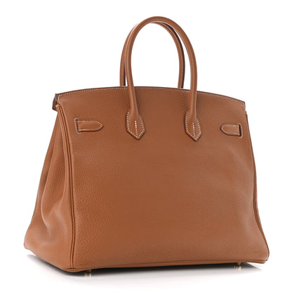 Hermes Togo Birkin 35 Gold 3 of 10