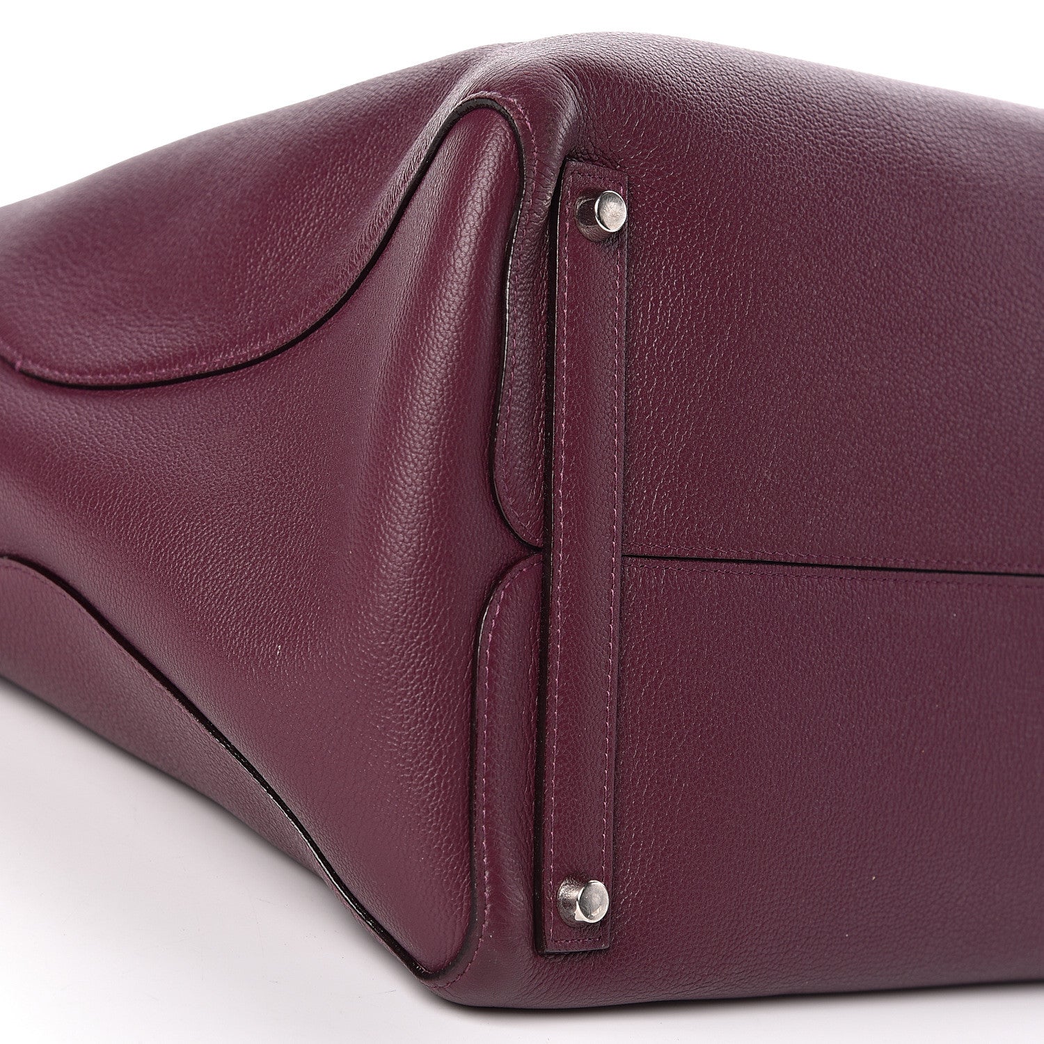 Christian Dior Supple Grained Calfskin Large Open Bar Tote Purple 9 of 11